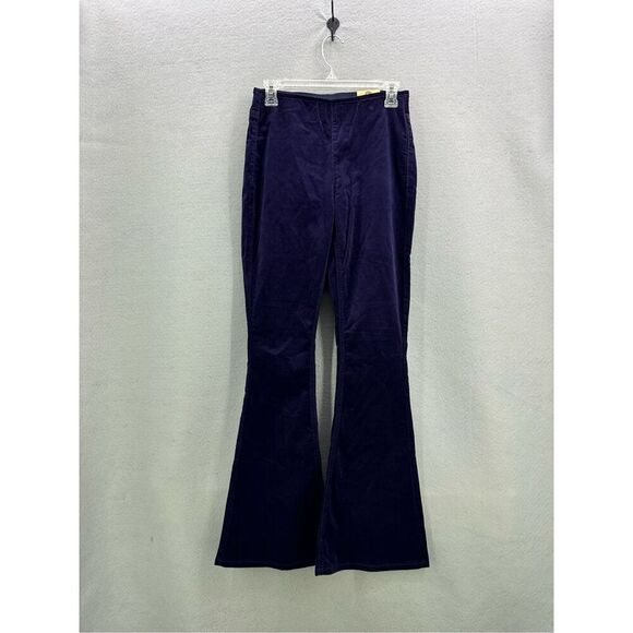 NWT Rock & Roll Denim® Ladies High Rise Purple Corduroy Flare Pants Size 26 - Picture 3 of 9
